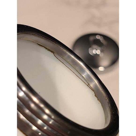 Royal Worcester Strawberry Fair King Size Egg Coddler 4" England, GUC Flaw * - Picture 5 of 9